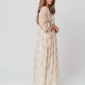 Elegant Floral Maxi Dress